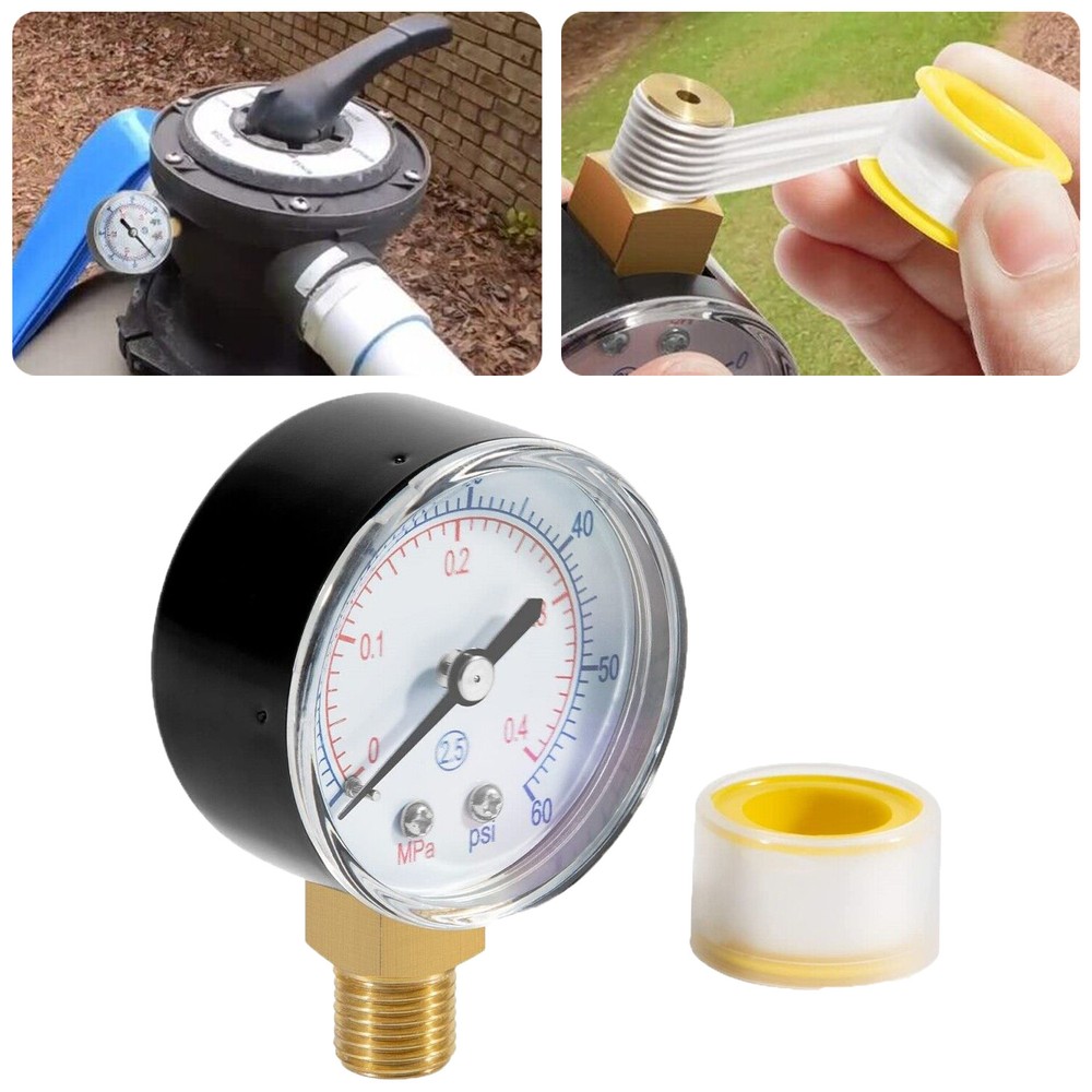 Boxed Pressure Gauge Replacement for Select Hayward Sand & D.E. Filter ECX270861