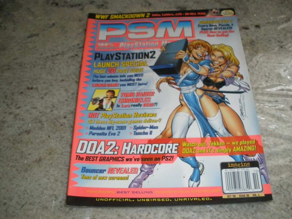 PSM PLAYSTATION MAGAZINE DOA2 HARDCORE