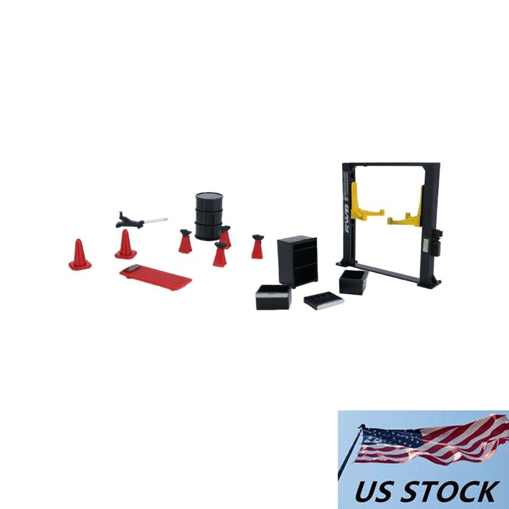1/64 Scale for Garage Scene Elevator Lifting Machine Repair Workshop Tool