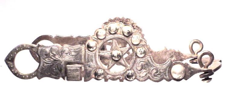 Vintage ELKO STAR Engraved SILVER BIT