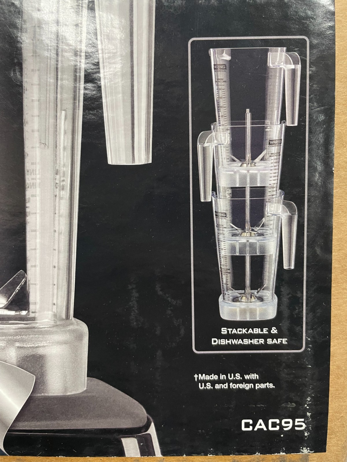 Waring CAC95 64 oz The Raptor® Blender Container