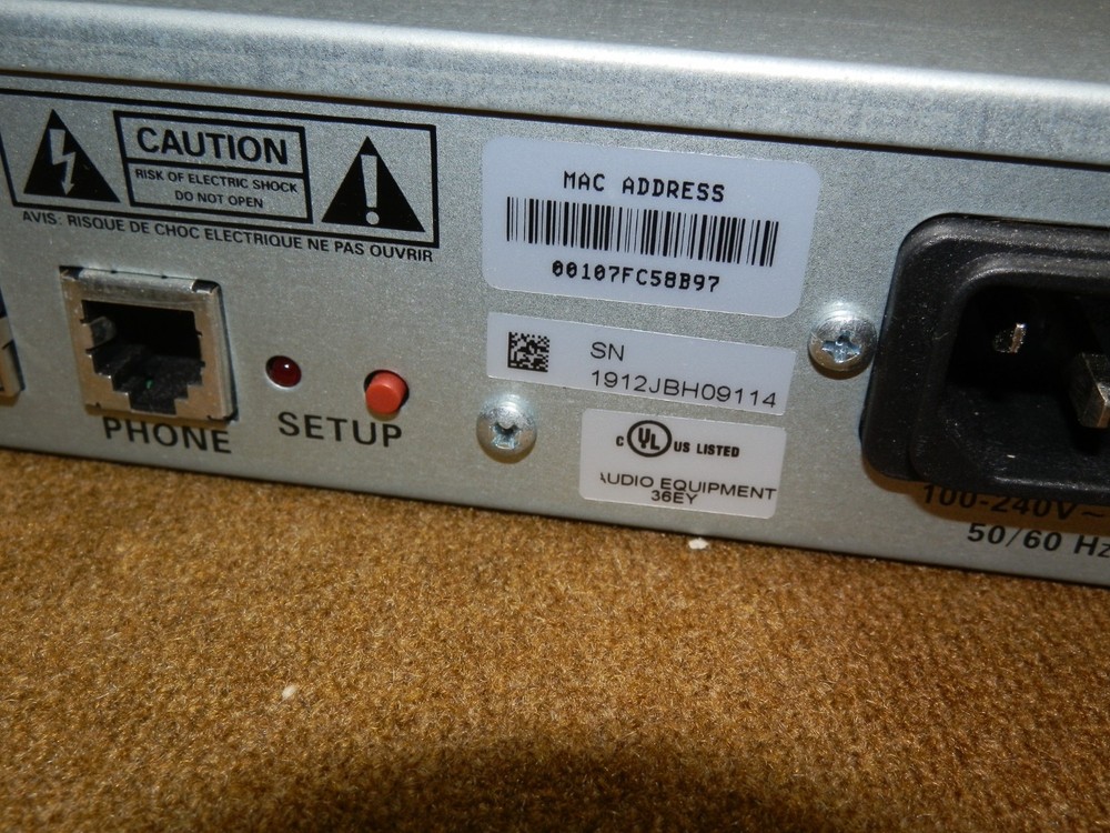 TWO - Crestron DSP-1283 Digital Signal Processors