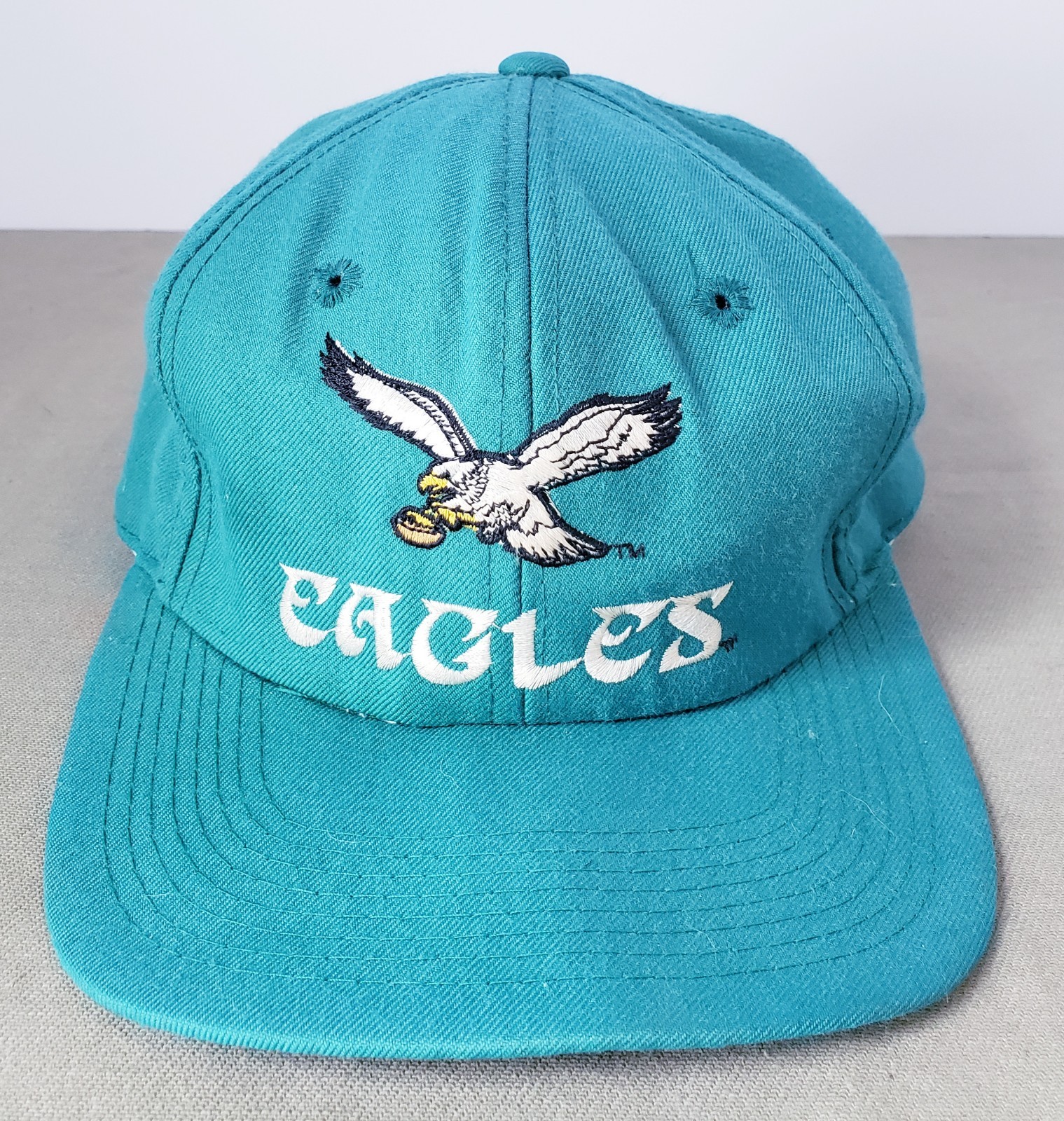 Philadelphia Eagles Vintage SnapBack Hat Kelly Green By STARTER