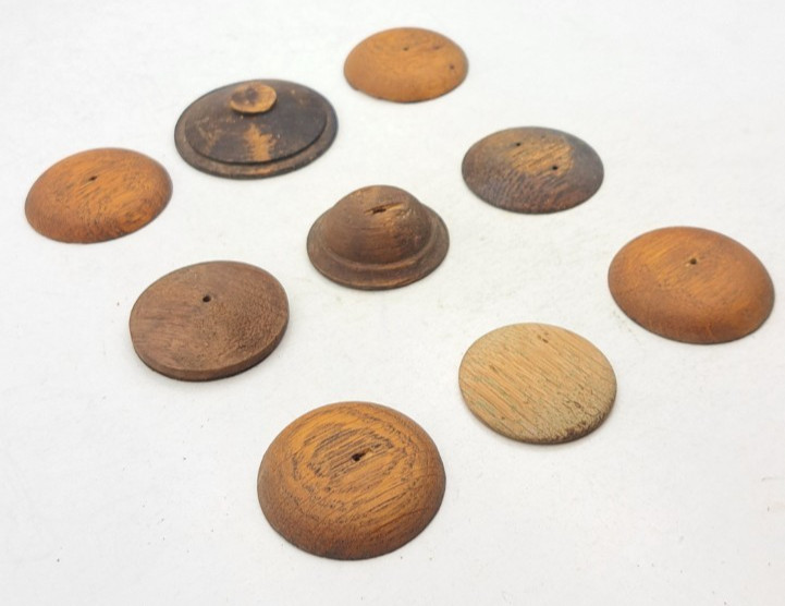 Antique Wooden Decorative Rosette Furnisher Wall Decorations Old Vintage Lot