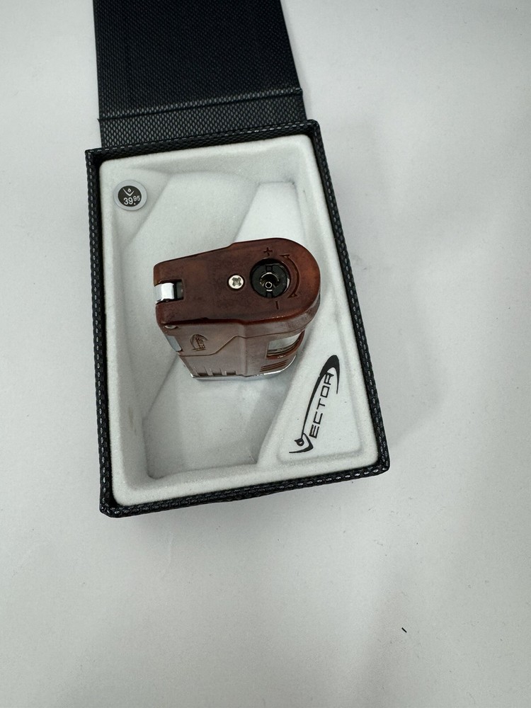 Vector Delta - Double Jet Flame Torch Lighter - Mahogany Marble - New