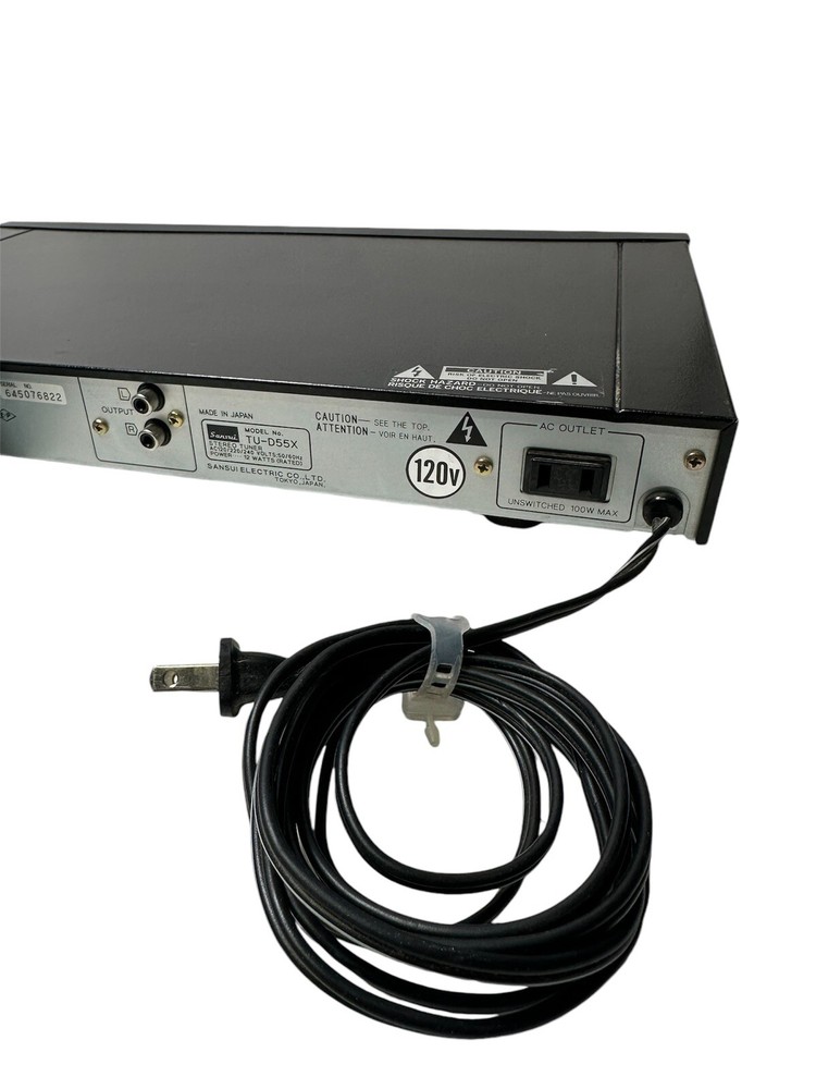 SANSUI TU-D55X Digital Synthesizer Tuner