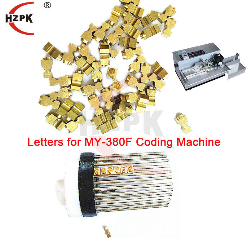 Coding Machine Brass Flexible Letters Number Alphabet Symbol Customized Stamp