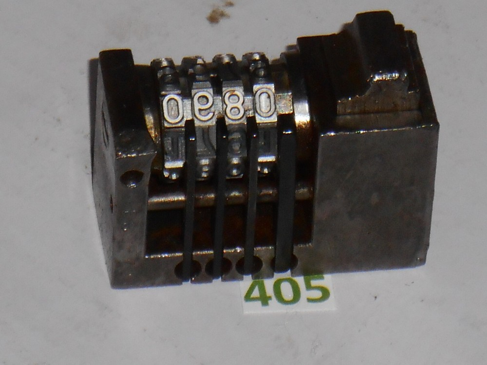 WMA | Reverse letterpress numbering machine | 405