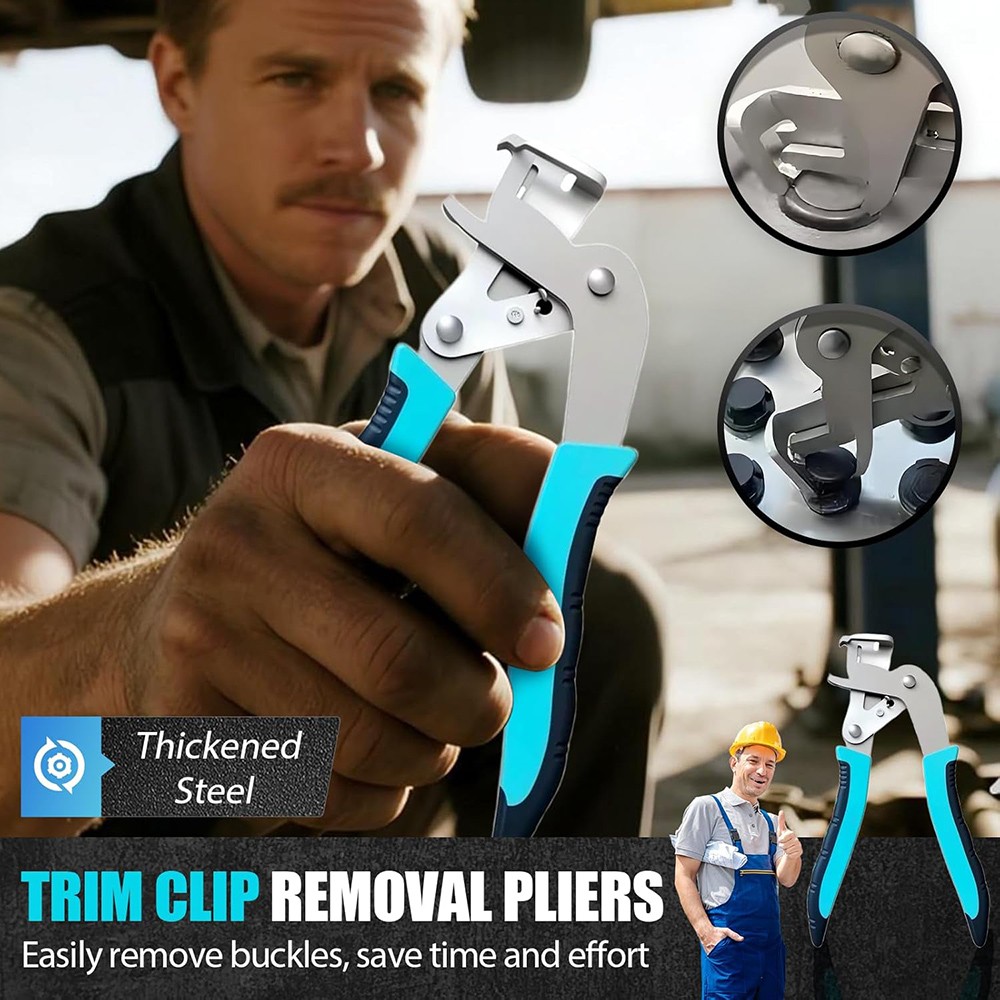 Car Clip Pliers & Disassembly Tools Multi-Functional for Easy Fastener Removal