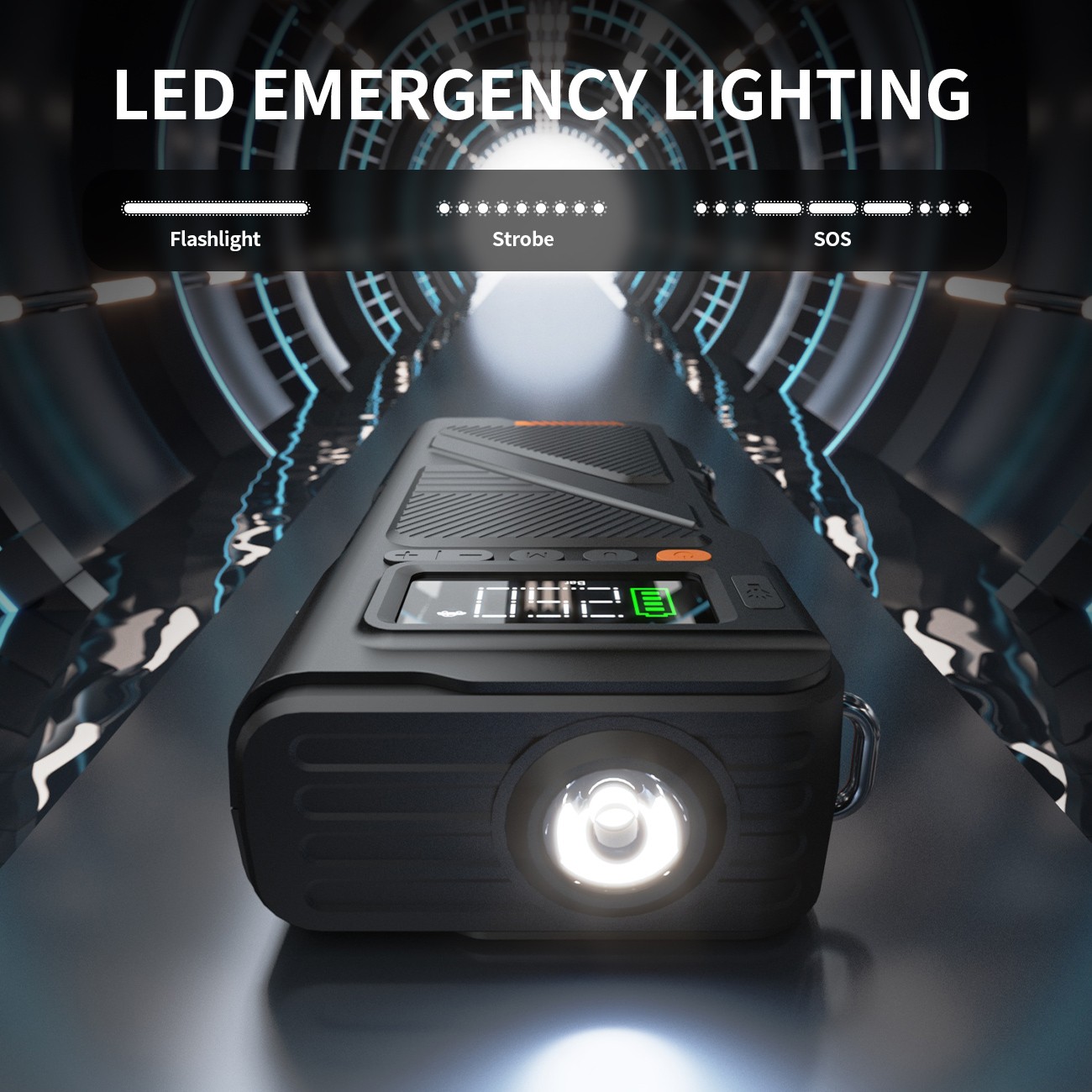 Geeneu 9000A Car Jump Starter with Air compressor ortable 12V Car BatteryBooster