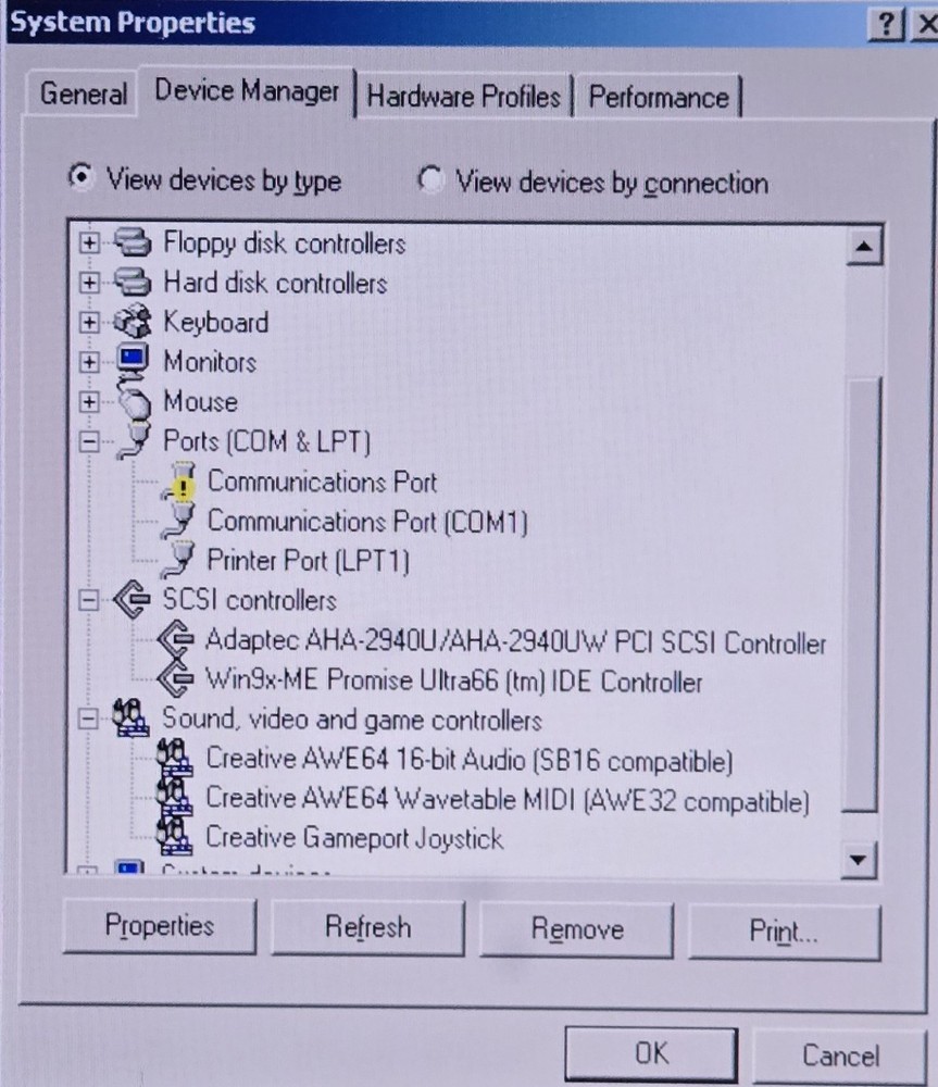 Unique Windows 98 Computer Promise HD Controller SCSI CD-ROM Sound Blaster AWE64
