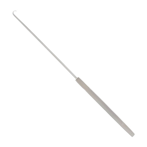 Emmett Uterine Tenaculum Hook, 9", Style 1, Half Curved, Sharp Point, Small