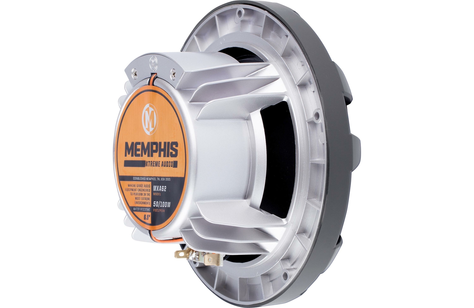 Memphis 6.5" Coaxial ATV UTV Marine Speakers with LED Lights - Open Box *MXA60L