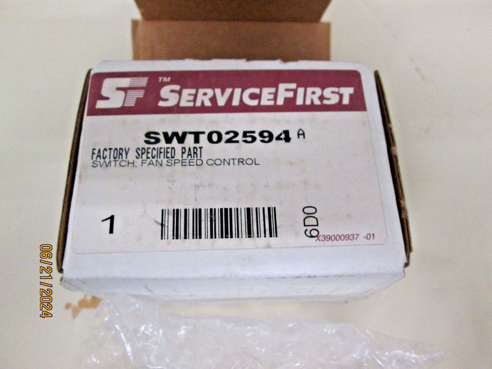 SERVICE FIRST SWITCH : FAN SPEED CONTROL (SWT02594) A