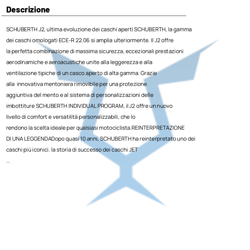 SCHUBERTH J2 Jet Helmet Glossy White