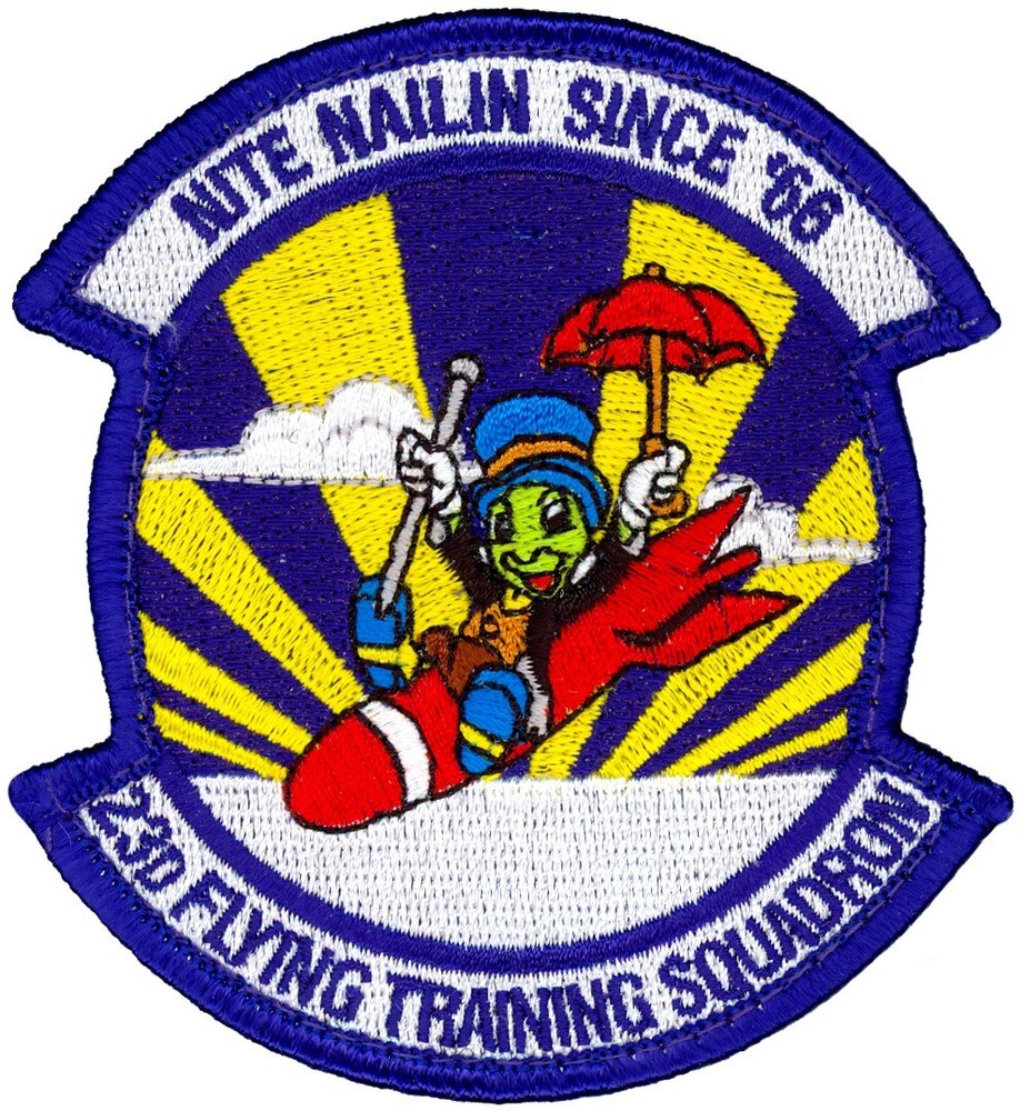 USAF 23d FLYING TRAINING SQUADRON PATCH - NITE NAILIN SINCE 66