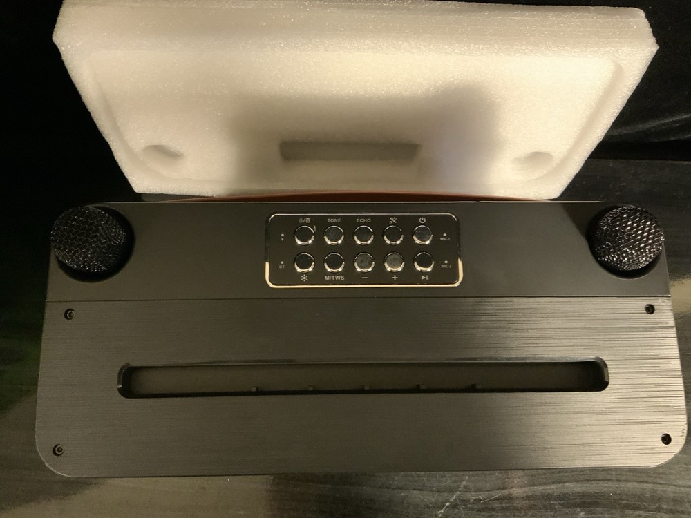 Moyleaf Karaoke Machine, Portable Multifunctional Handle Speaker K5 Open Box