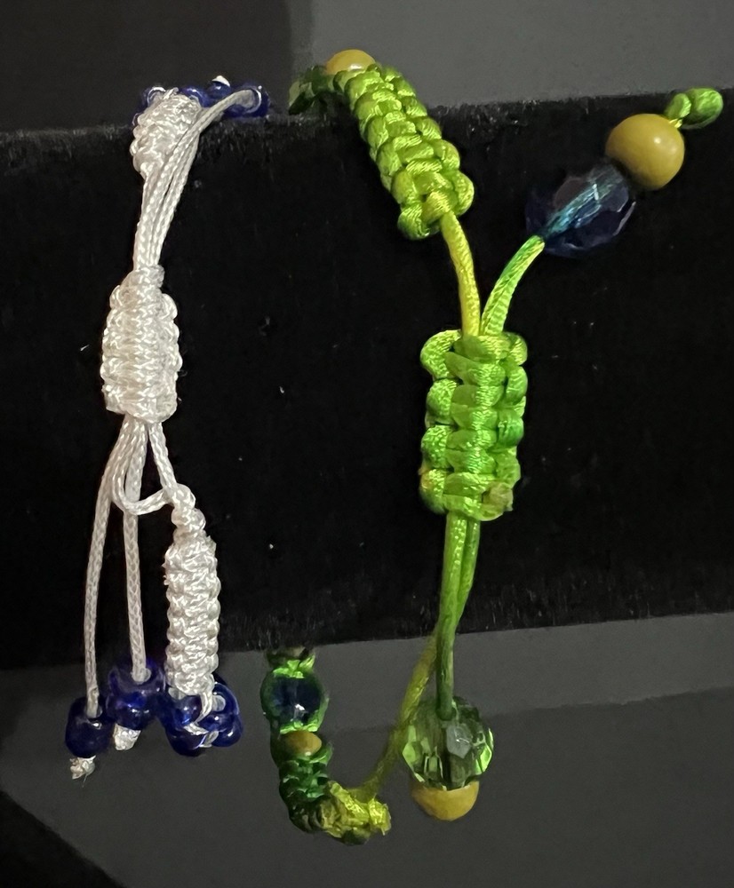 Handmade Macrame Bracelets Set Of 2