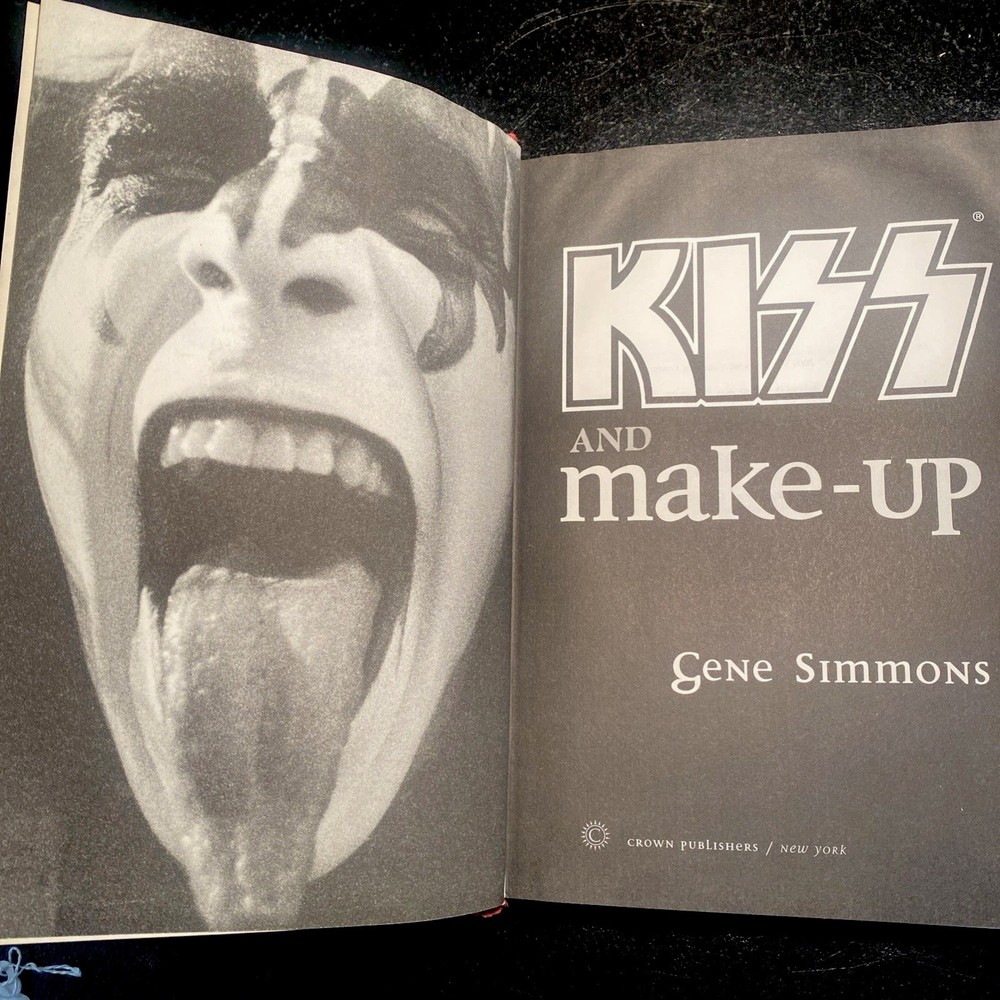 Kiss and Make-Up By Gene Simmons Hard Cover Book 2001 First Edition W/Signature