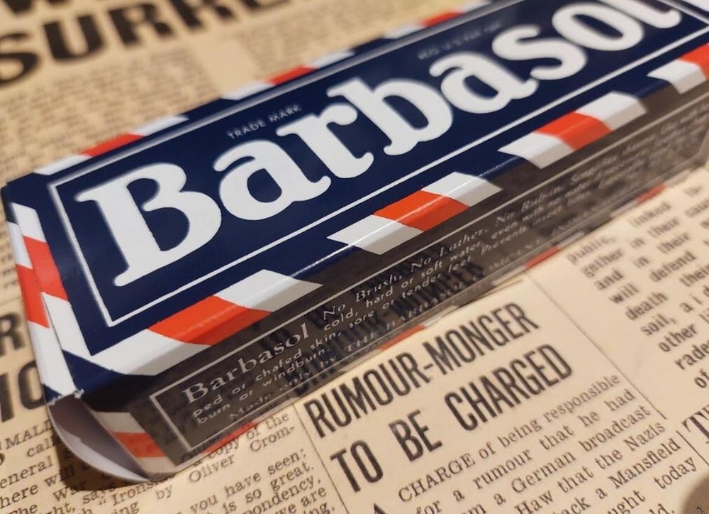 WW11 US Army Barbasol Shave Cream Box - reproduction