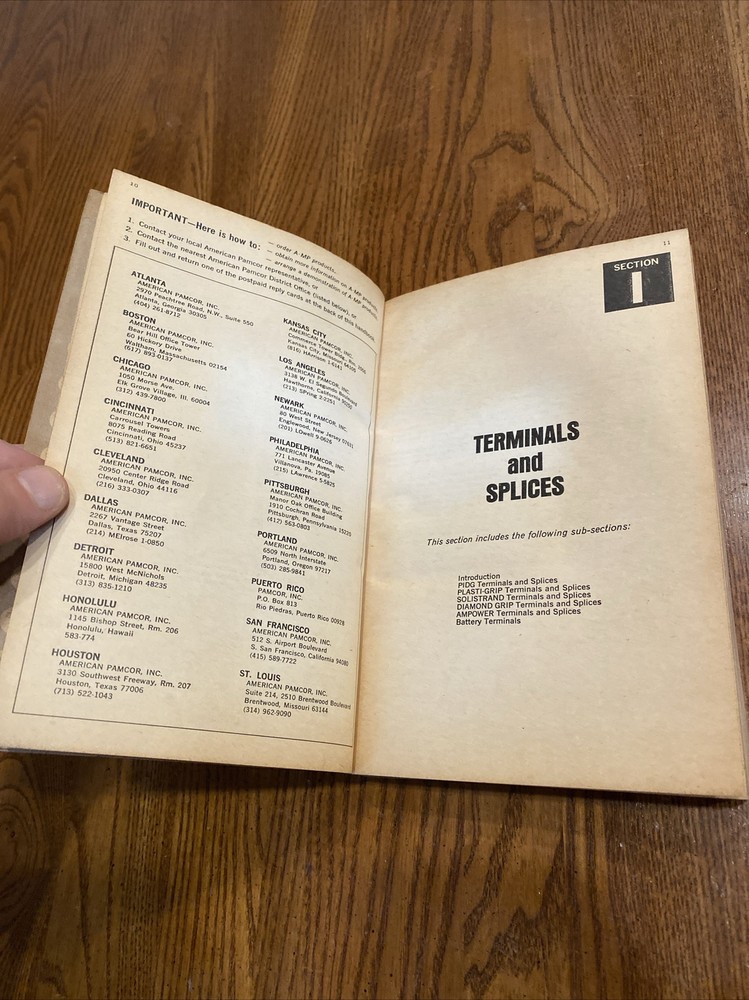 API AMP TERMINAL CONNECTOR HANDBOOK TERMINATING PROGRAMMING ELECTRONIC CIRCUITRY