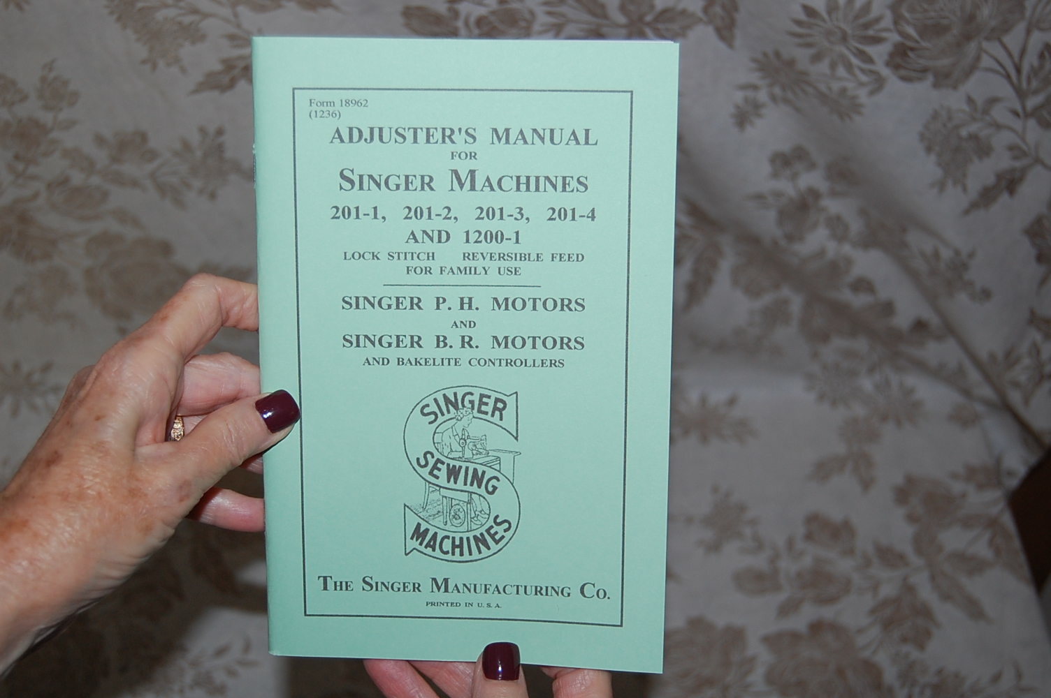 Adjusters Timing & Adjusting Service Manual for Singer 201 & 1200 Sewing Machine