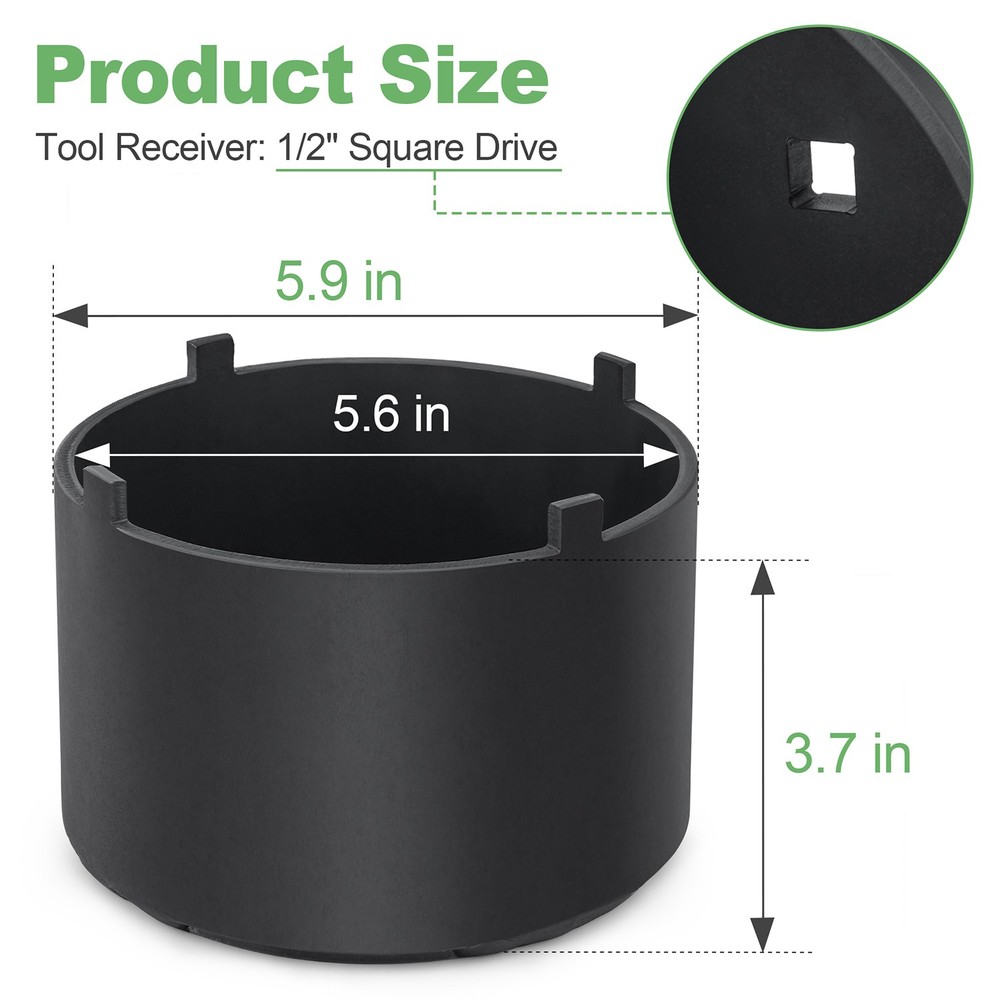 Wheel Hub Retainer Spanner Socket Tool JDG1253
