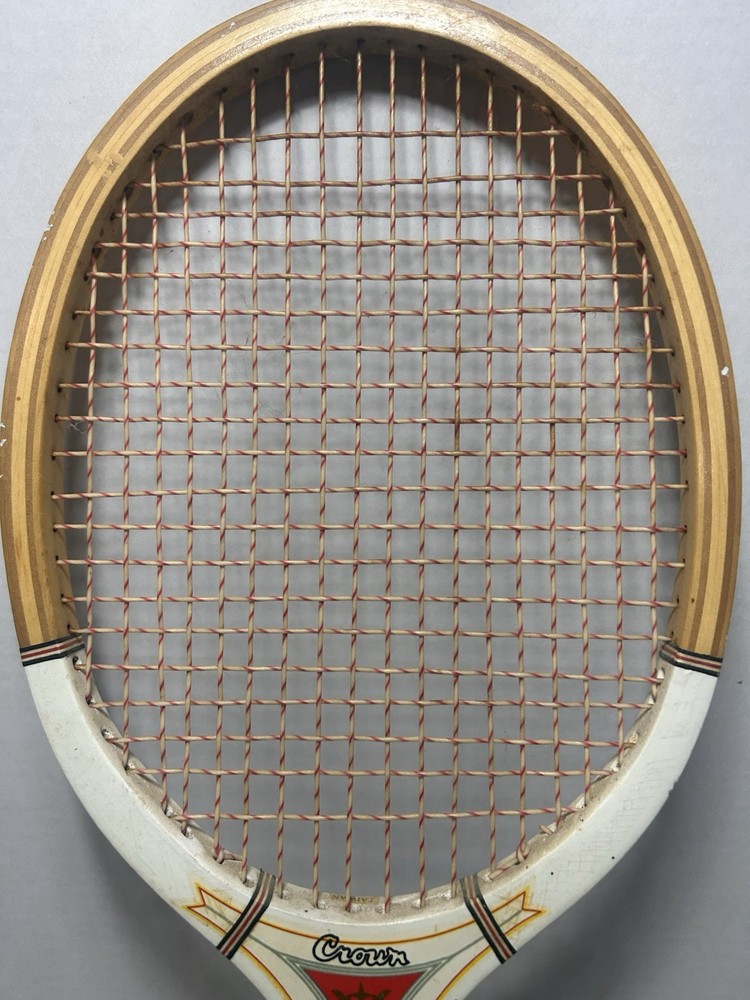 Crown Tennis Racket Pre Owned Vintage