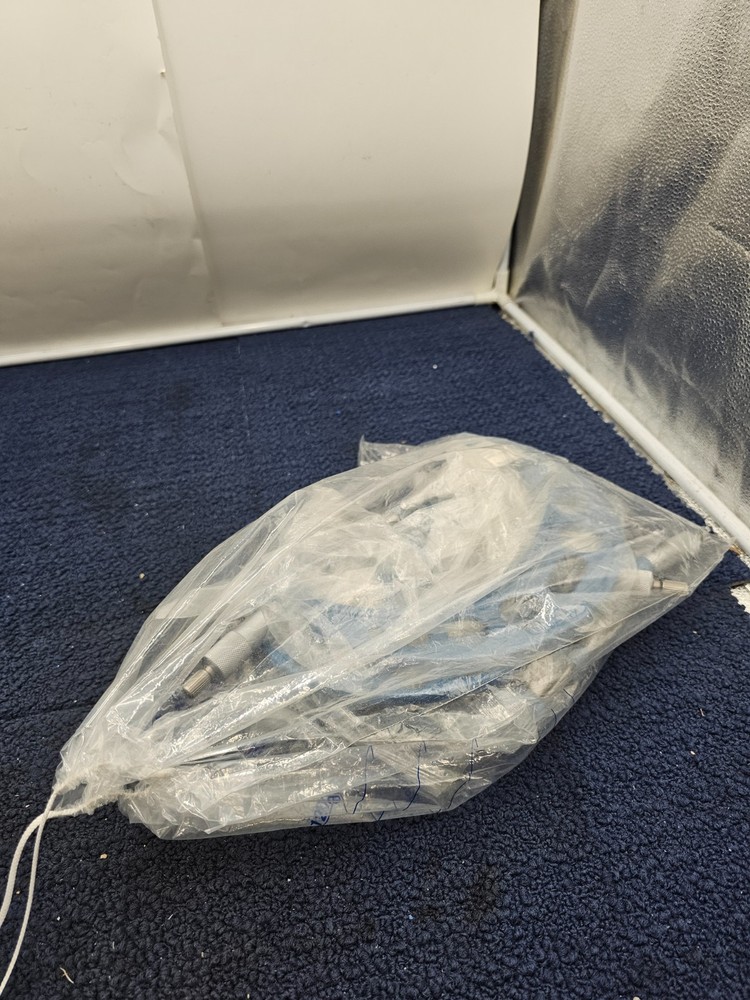 7 Pieces Micrometer Hardware Assembly Blue Different Sizes