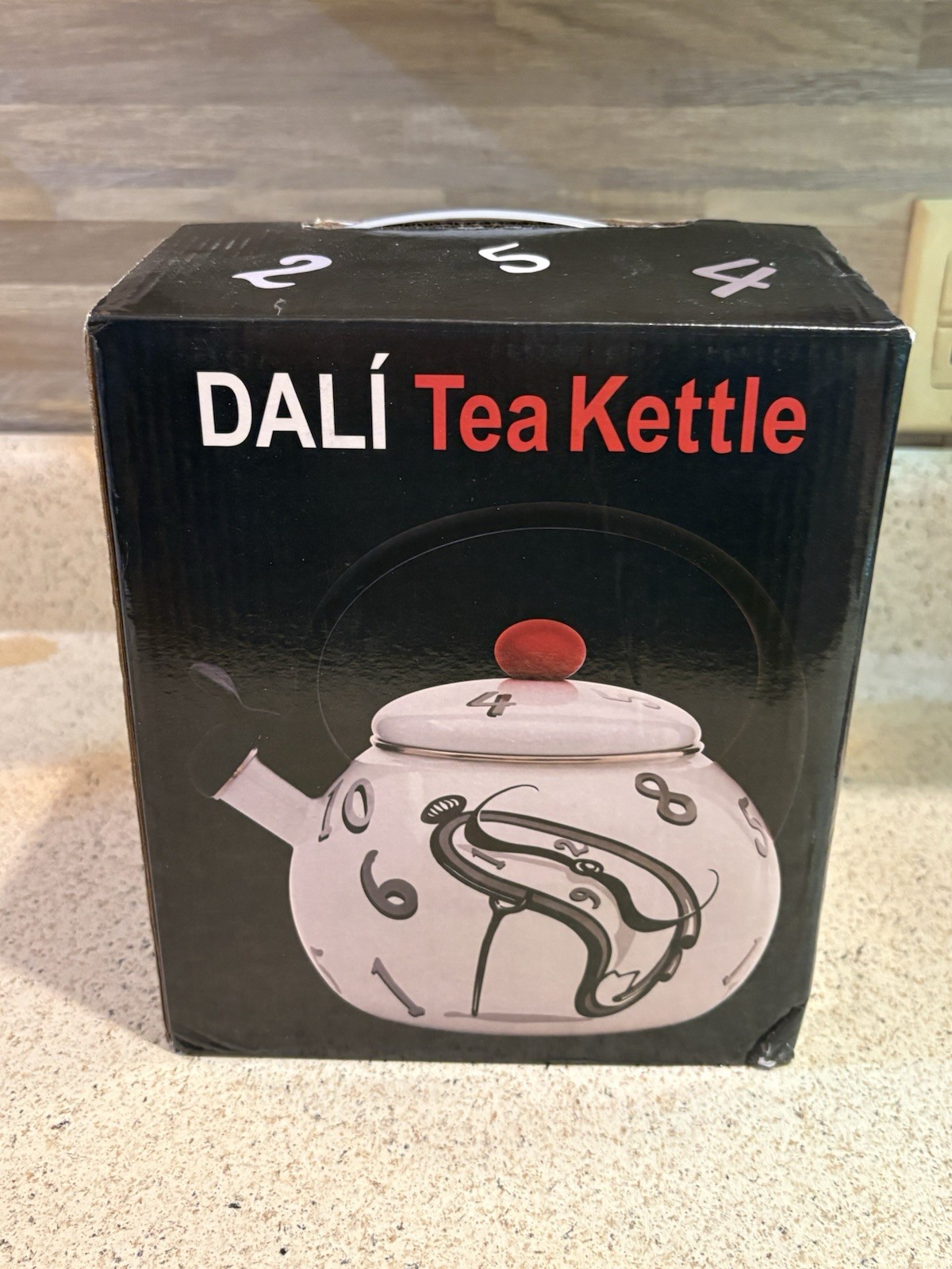 Rare SALVADOR DALI Melting Clock Tea Kettle In Original Box