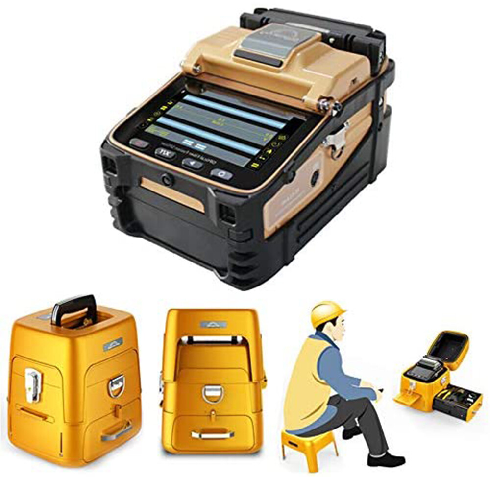 Fiber Welding Splicing Machine Kit Automatic Optical Fiber Fusion Splicer