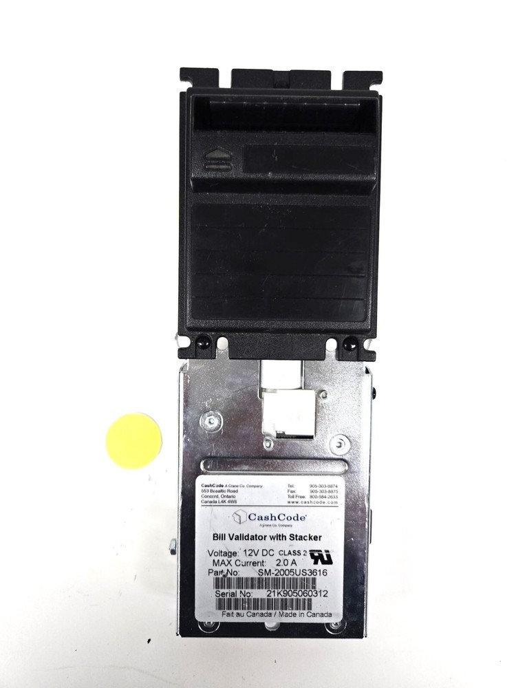 USED CASHCODE BILL VALIDATOR (MISSING BACK) SM2005
