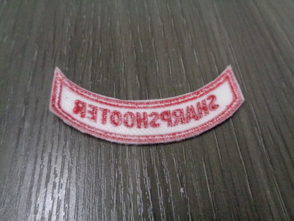 Vintage NRA Sharpshooter Qualification Rocker or Tab Patch