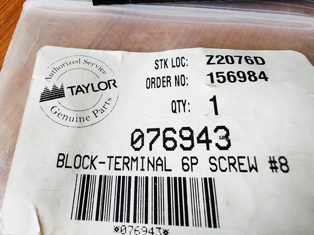 Taylor 076943 Terminal Block