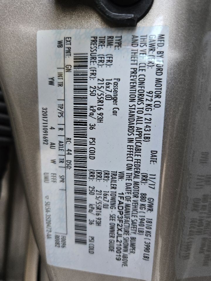 2015-2018 Ford Focus Front 4.2" Display Screen