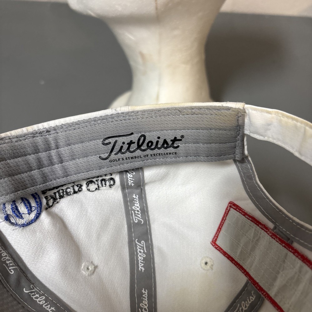 Titleist Pro V1 FJ Adjustable Strapback Diner’s Club Patch White