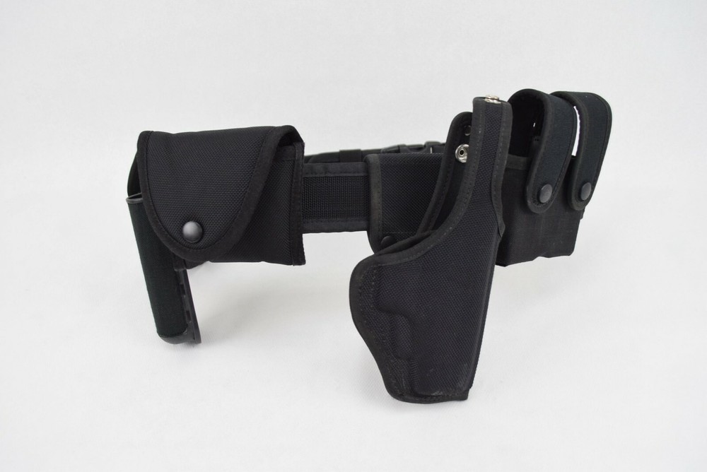 Duty Pro  Black Hook and Loop Adjustable Universal Duty Belt