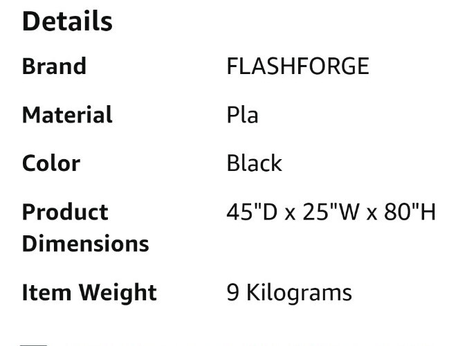 Flashforge Adventurer 3 3D Printer with Removable Nozzle - Black