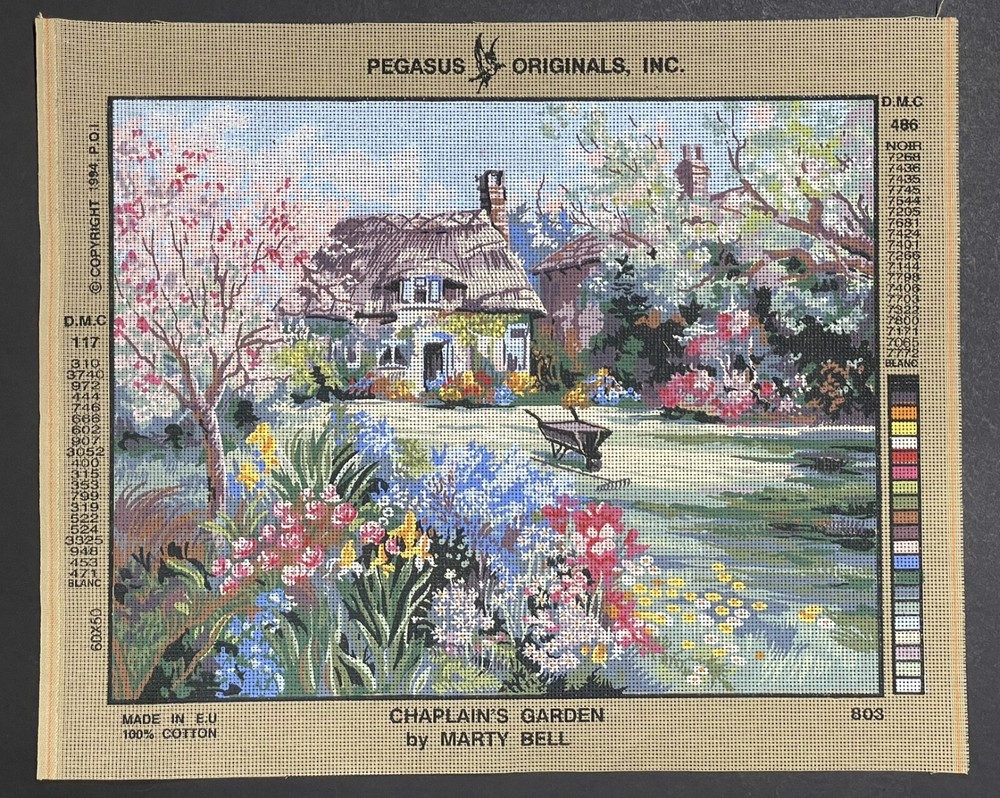Chaplains Garden Needlepoint Canvas