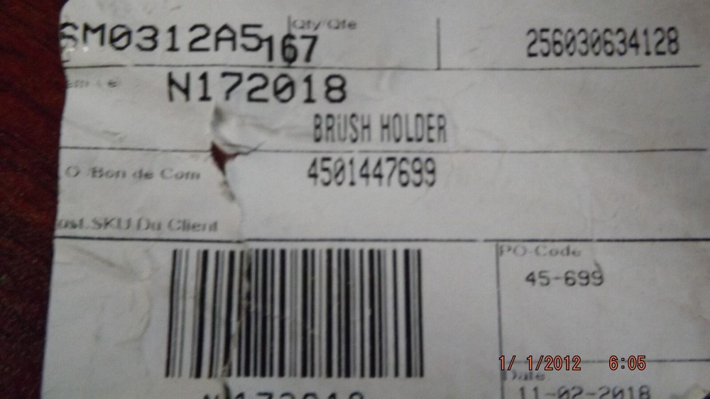 (166) DeWalt OEM Replacement Brush Holder # N172018