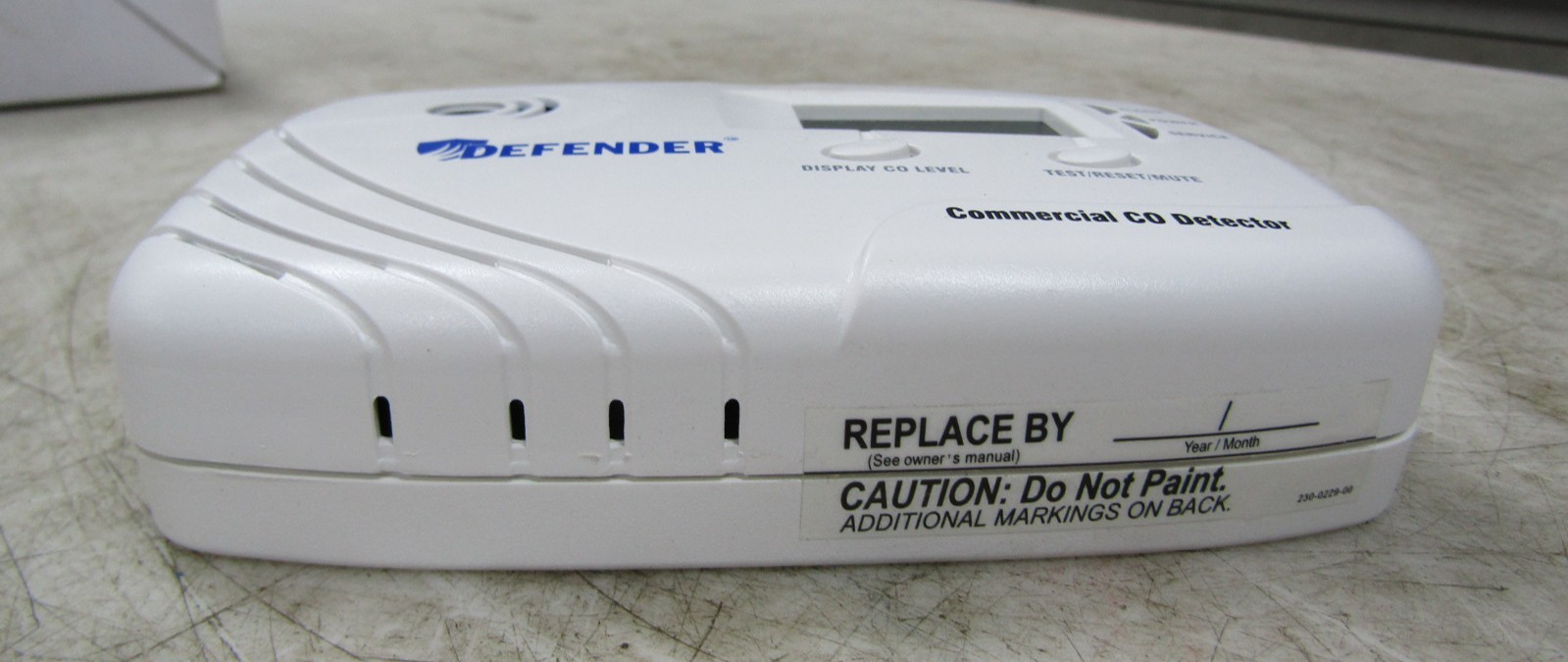💥NEW DEFENDER CD8180 BATTERY POWERED COMMERCIAL CARBON MONOXIDE DETECTOR