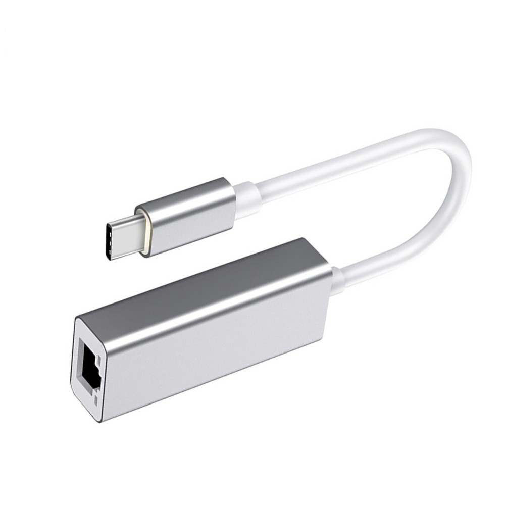 Type C To Ethernet Rj45 Cable USB External Network Card LAN Adapter No Flicker