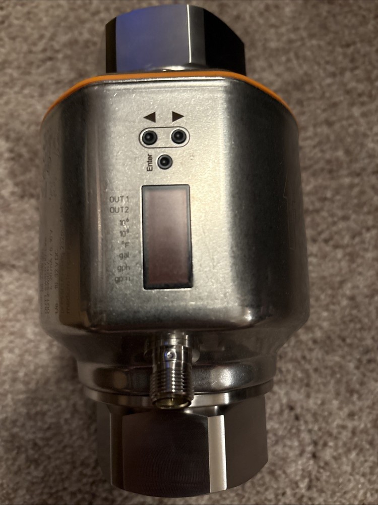 IFM ELECTRONIC SM8601 Magnetic-inductive Flow Meter 1" NPT