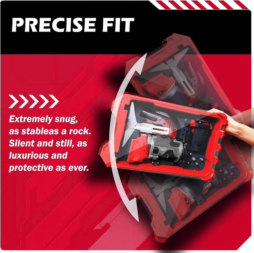 Portable Router Storage Foam Insert with Accessory Slots - Easy Installation