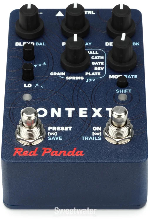 Red Panda Context 2 Reverb Effects Pedal