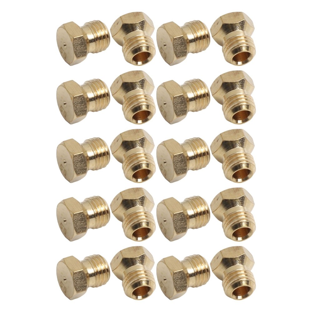 Propane Grill Conversion Kit with 20pcs Copper Nozzles for Easy Switching