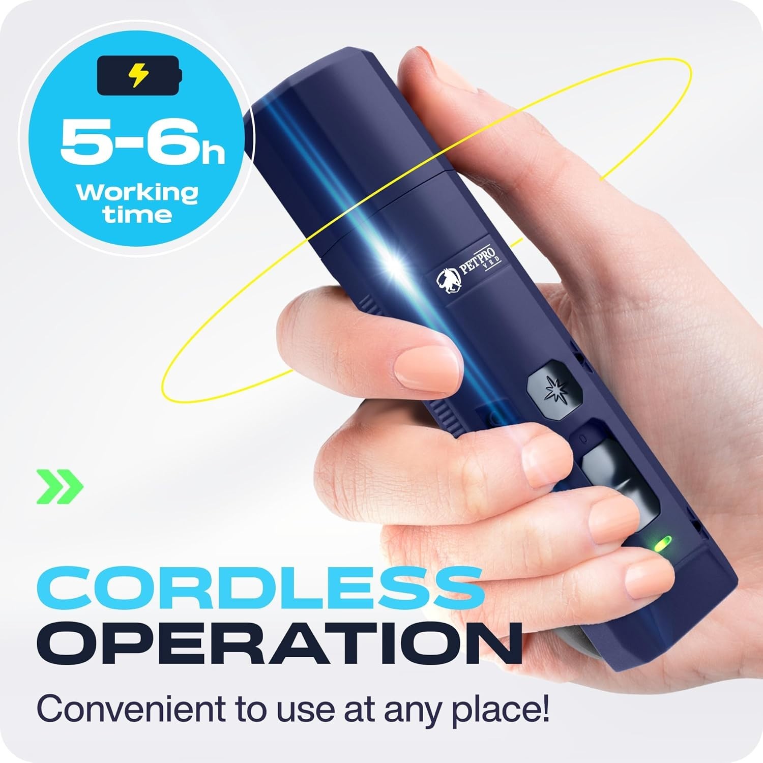 Upgraded Silent Groom Pro Nail Grinder Heusom Silent Grind Pro for Dogs Nail NEW