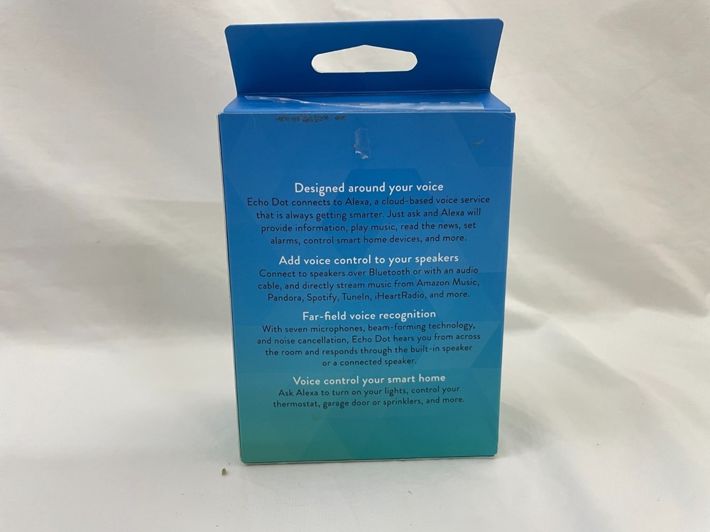 Amazon Echo Dot (2nd Generation) Smart Speaker - Never Used - Open Box - Black