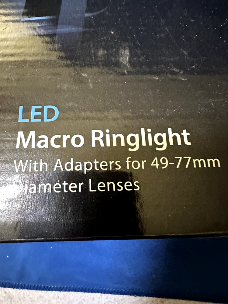Flashpoint VL-48, Macro Ring Light with Adapter for 49-77mm Diameter Lenses