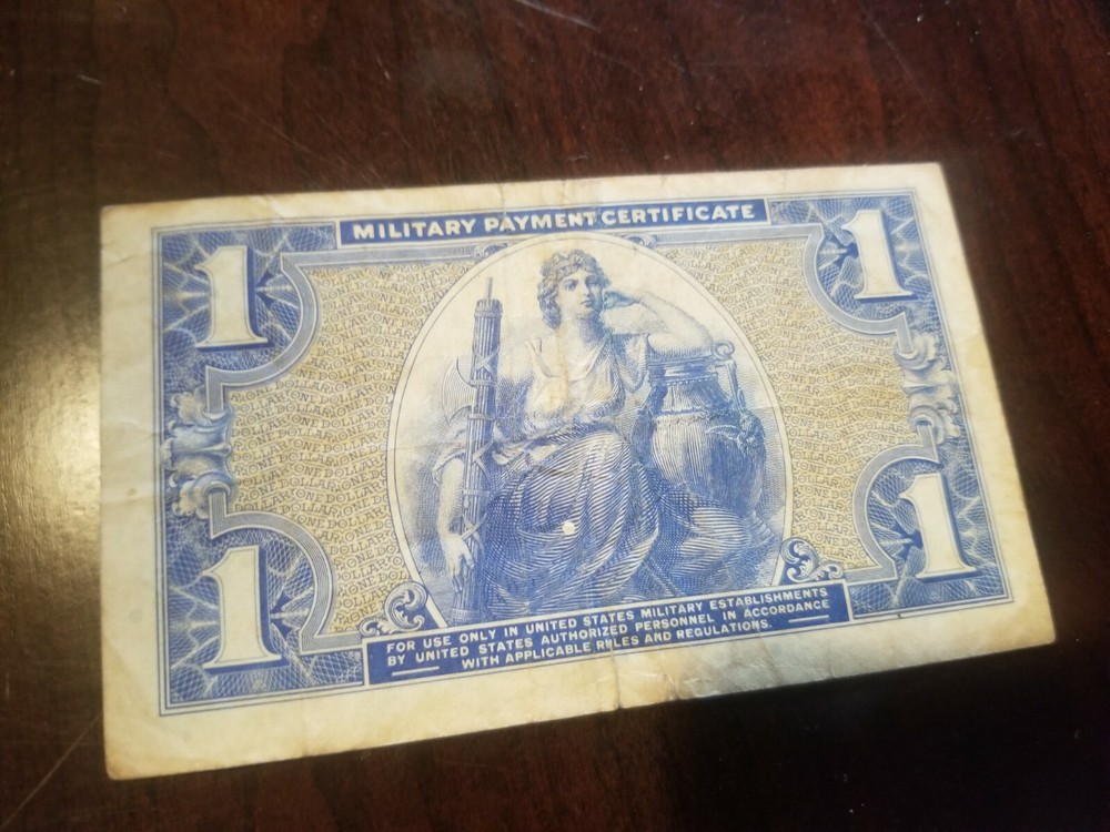 1 dollar military payment certificate ww11